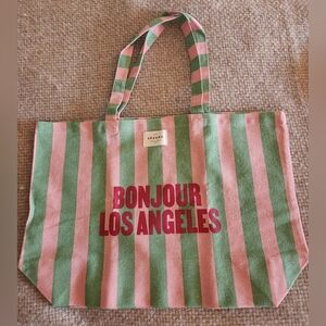 NWOT Sezane Canvas Tote